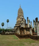 SI Satchanalai Wat Phra Si Rattana Mahathat images libres de droits SI Satchanalai Wat Phra Si Rattana Mahathat images libres de droits