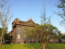 Sichuan University Huaxi Medical University campus, the teaching builing of old buildings Royalty Free Stock Photo Sichuan University Huaxi Medical University campus, the teaching builing of old buildings Royalty Free Stock Photo