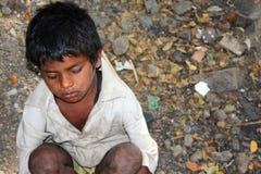 Sick Beggar Boy