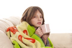 Sick Child Royalty Free Stock Photography