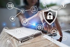 Sicurezza cyber, protezione dei dati, sicurezza di informazioni Concetto di affari di tecnologia royalty illustrazione gratis Sicurezza cyber, protezione dei dati, sicurezza di informazioni Concetto di affari di tecnologia royalty illustrazione gratis