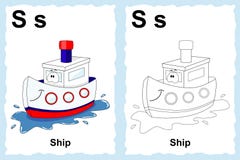 Sida för alfabetfärgläggningbok med översiktsgemkonst som färgar Lett stock illustrationer Sida för alfabetfärgläggningbok med översiktsgemkonst som färgar Lett stock illustrationer