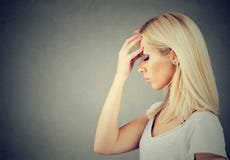 Sorrowful sad woman thoughtful with worried face expression royalty free stock photos Sorrowful sad woman thoughtful with worried face expression royalty free stock photos