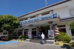 Side view of Immigration Office of Denpasar in Bali, Indonesia royalty free stock images Side view of Immigration Office of Denpasar in Bali, Indonesia royalty free stock images