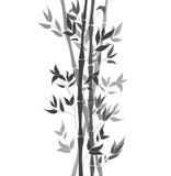 Sidor för vektorbambustam, svartvita Ilustration, dekorativ beståndsdelbakgrund vektor illustrationer Sidor för vektorbambustam, svartvita Ilustration, dekorativ beståndsdelbakgrund vektor illustrationer