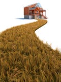 Sie neues Haus lizenzfreie stockfotografie Sie neues Haus lizenzfreie stockfotografie
