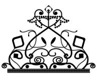 Sie? wektorowa elegancka dekoruj?ca korona logo ikona z gwiazd? odizolowywaj?c? ilustracja wektor Sie? wektorowa elegancka dekoruj?ca korona logo ikona z gwiazd? odizolowywaj?c? ilustracja wektor