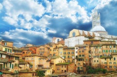 siena tuscany arkivbild siena tuscany arkivbild