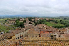 Siena von der Spitze stockfotos Siena von der Spitze stockfotos