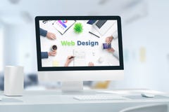 Sieć, app projekta pracowniany pojęcie z komputerowym pokazem i sieć projekta tekst, obrazy royalty free Sieć, app projekta pracowniany pojęcie z komputerowym pokazem i sieć projekta tekst, obrazy royalty free