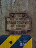 Sign for the The Mount Vernon Bridge Company