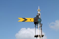 Signal ferroviaire de train. photo libre de droits Signal ferroviaire de train. photo libre de droits