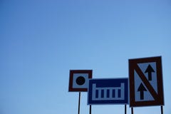 Signalisation pour des bateaux photographie stock libre de droits Signalisation pour des bateaux photographie stock libre de droits