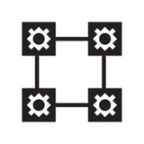 Signe carré et symbole de vecteur d'icône d'isolement sur le fond blanc, concept carré de logo illustration de vecteur Signe carré et symbole de vecteur d'icône d'isolement sur le fond blanc, concept carré de logo illustration de vecteur