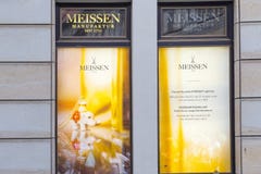 Signe de magasin de Meissen images libres de droits Signe de magasin de Meissen images libres de droits