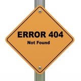 Signe de route non trouvé des erreurs 404 illustration stock Signe de route non trouvé des erreurs 404 illustration stock