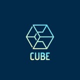 Signe, emblème ou Logo Template abstrait de vecteur de cube Lettre C incorporée dans un symbole de la géométrie avec la typograph illustration de vecteur Signe, emblème ou Logo Template abstrait de vecteur de cube Lettre C incorporée dans un symbole de la géométrie avec la typograph illustration de vecteur