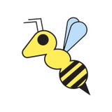 Signe et symbole de vecteur d'icône d'abeilles d'isolement sur le fond blanc, concept de logo d'abeilles illustration libre de droits Signe et symbole de vecteur d'icône d'abeilles d'isolement sur le fond blanc, concept de logo d'abeilles illustration libre de droits