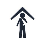 Signe et symbole de vecteur d'icône d'assurance médicale maladie d'isolement sur b blanc illustration de vecteur Signe et symbole de vecteur d'icône d'assurance médicale maladie d'isolement sur b blanc illustration de vecteur