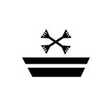 Signe et symbole de vecteur d'icône de bateau d'isolement sur le fond blanc, concept de logo de bateau illustration libre de droits Signe et symbole de vecteur d'icône de bateau d'isolement sur le fond blanc, concept de logo de bateau illustration libre de droits