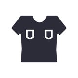 Signe et symbole de vecteur d'icône de chemise d'isolement sur le fond blanc, concept de logo de chemise illustration libre de droits Signe et symbole de vecteur d'icône de chemise d'isolement sur le fond blanc, concept de logo de chemise illustration libre de droits