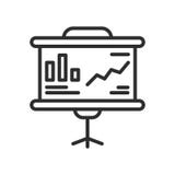 Signe et symbole de vecteur d'icône de panneau graphique d'isolement sur le dos de blanc illustration stock Signe et symbole de vecteur d'icône de panneau graphique d'isolement sur le dos de blanc illustration stock