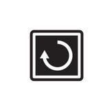 Signe et symbole de vecteur d'icône de reprise d'isolement sur le fond blanc, concept de logo de reprise illustration de vecteur Signe et symbole de vecteur d'icône de reprise d'isolement sur le fond blanc, concept de logo de reprise illustration de vecteur