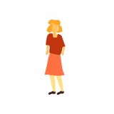 Signe et symbole debout de vecteur de vecteur de femme d'isolement sur le fond blanc, concept debout de logo de vecteur de femme illustration de vecteur Signe et symbole debout de vecteur de vecteur de femme d'isolement sur le fond blanc, concept debout de logo de vecteur de femme illustration de vecteur