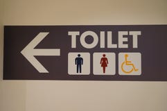 Signs For Restroom Stock Images