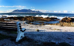 Sikt av Cape Town och tabellberget Royaltyfri Fotografi Sikt av Cape Town och tabellberget Royaltyfri Fotografi