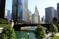 sikt för chicago stadsflod sikt för chicago stadsflod