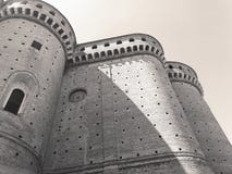 Sikt i den medeltida mitten av Loreto, Italien fotografering för bildbyråer Sikt i den medeltida mitten av Loreto, Italien fotografering för bildbyråer