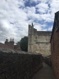 Sikten av munken Bar i York stadsvägg arkivfoto Sikten av munken Bar i York stadsvägg arkivfoto