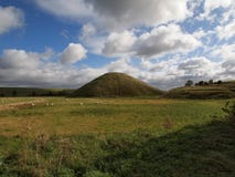 Silbury Hill in Wiltshire UK royalty free stock images Silbury Hill in Wiltshire UK royalty free stock images