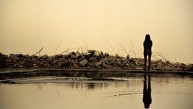 Silhouette abstraite urbaine images libres de droits Silhouette abstraite urbaine images libres de droits