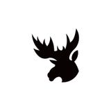 silhouette animal deer vector illustration silhouette animal deer vector illustration