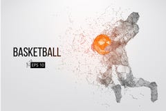 Silhouette of a basketball player. Vector illustration vector illustration Silhouette of a basketball player. Vector illustration vector illustration