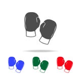 Silhouette of boxing glove icons. Elements of sport element in multi colored icons. Premium quality graphic design icon. Simple vector illustration Silhouette of boxing glove icons. Elements of sport element in multi colored icons. Premium quality graphic design icon. Simple vector illustration