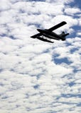 Silhouette d'un avion de mer Photographie stock Silhouette d'un avion de mer Photographie stock