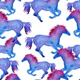 Silhouette d'un cheval D'isolement Illustration d'aquarelle Images libres de droits Silhouette d'un cheval D'isolement Illustration d'aquarelle Images libres de droits