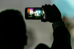 Hand holding Mobile Phone royalty free stock photography Hand holding Mobile Phone royalty free stock photography