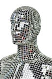 Silhouette of human body from sparkling mirror pieces Stock Images Silhouette of human body from sparkling mirror pieces Stock Images