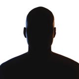 Silhouette inconnue de personne masculine photos libres de droits Silhouette inconnue de personne masculine photos libres de droits