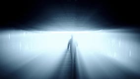 Silhouette Of Person Walking In Tunnel To The Bright Light Stock Video Video Of Exit Mysterious Silhouette Of Person Walking In Tunnel To The Bright Light Stock Video Video Of Exit Mysterious