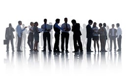 Silhouettes of Corporate Business People Working stock images Silhouettes of Corporate Business People Working stock images