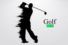 Silueta de un jugador de golf Ilustración del vector libre illustration Silueta de un jugador de golf Ilustración del vector libre illustration