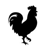 Silueta del vector del gallo del martillo stock de ilustración Silueta del vector del gallo del martillo stock de ilustración