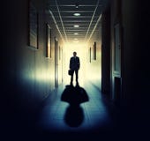 Siluetta dell'uomo d'affari immagine stock libera da diritti Siluetta dell'uomo d'affari immagine stock libera da diritti