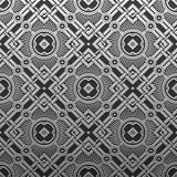 Silver/platinum metallic background with geometric pattern