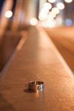 Silver ring on background bridge royalty free stock photos Silver ring on background bridge royalty free stock photos